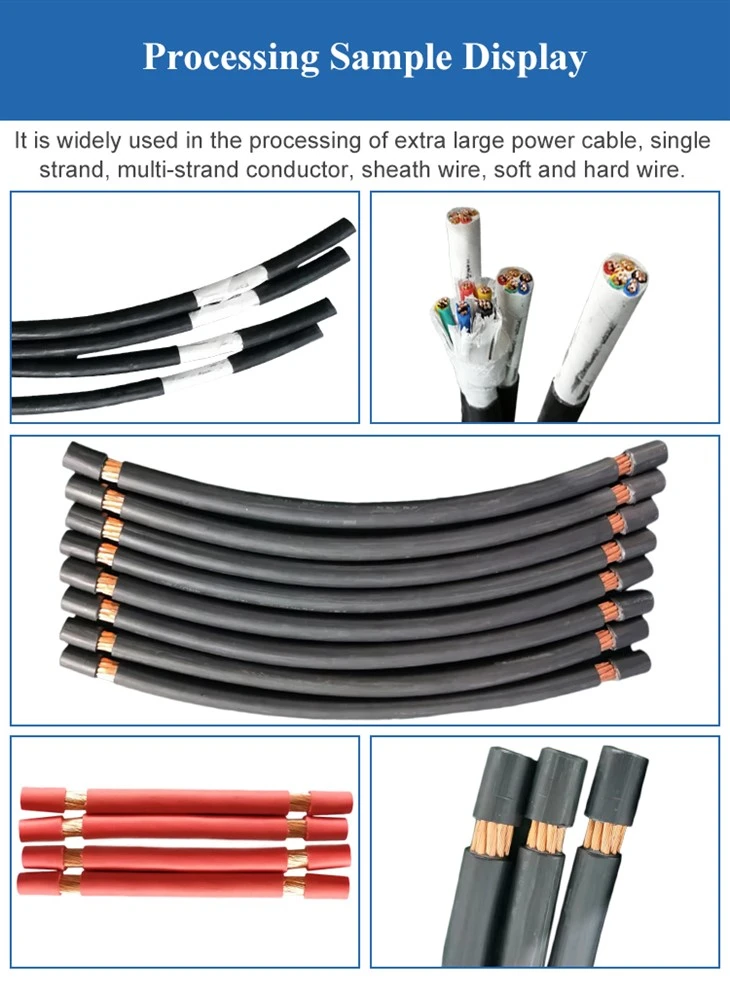 Big Cable Cutting And Stripping Machine